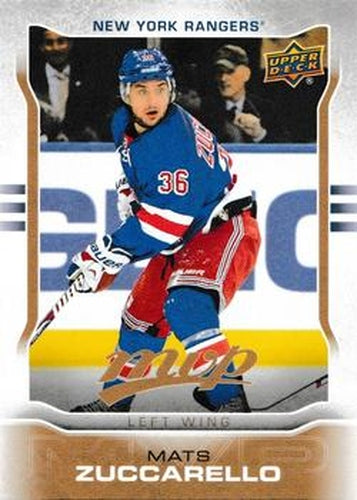 #182 Mats Zuccarello - New York Rangers - 2014-15 Upper Deck MVP Hockey