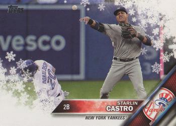 #HMW182 Starlin Castro - New York Yankees - 2016 Topps Holiday Baseball