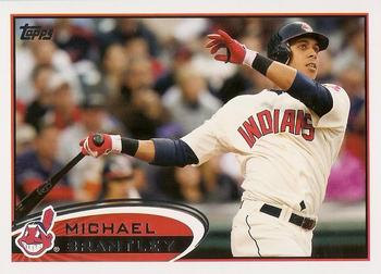 #182 Michael Brantley - Cleveland Indians - 2012 Topps Baseball