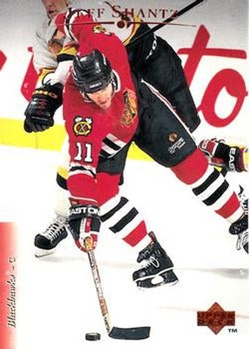 #182 Jeff Shantz - Chicago Blackhawks - 1995-96 Upper Deck Hockey