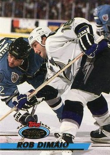 #182 Rob DiMaio - Tampa Bay Lightning - 1993-94 Stadium Club Hockey