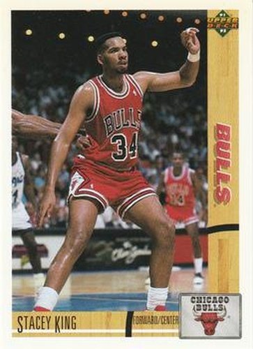 #182 Stacey King - Chicago Bulls - 1991-92 Upper Deck Basketball