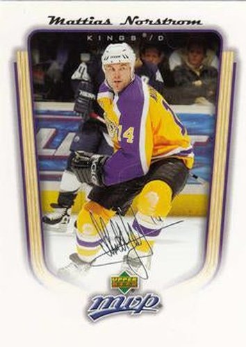 #182 Mattias Norstrom - Los Angeles Kings - 2005-06 Upper Deck MVP Hockey