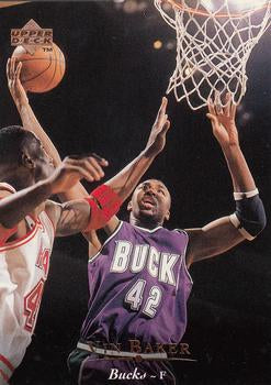 #182 Vin Baker - Milwaukee Bucks - 1995-96 Upper Deck Basketball