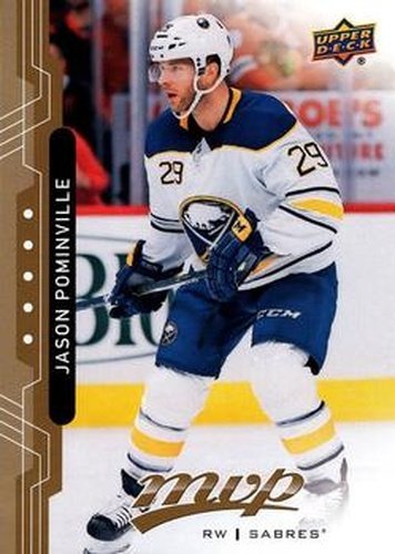 #182 Jason Pominville - Buffalo Sabres - 2018-19 Upper Deck MVP Hockey