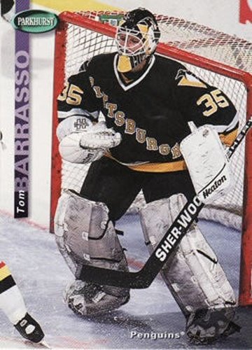 #182 Tom Barrasso - Pittsburgh Penguins - 1994-95 Parkhurst Hockey