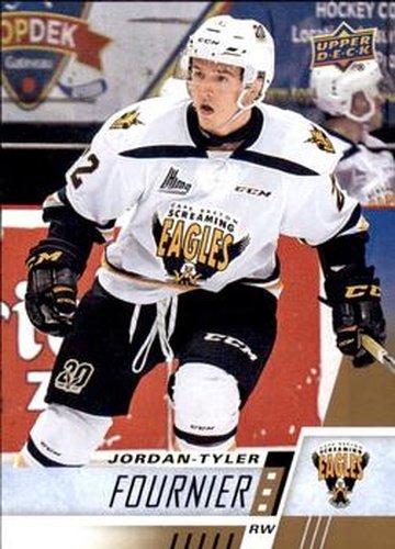 #182 Jordan-Tyler Fournier - Cape Breton Screaming Eagles - 2017-18 Upper Deck CHL Hockey