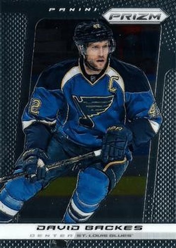 #182 David Backes - St. Louis Blues - 2013-14 Panini Prizm Hockey