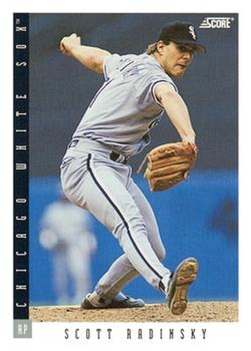 #182 Scott Radinsky - Chicago White Sox - 1993 Score Baseball