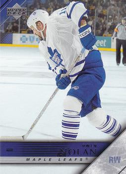 #182 Owen Nolan - Toronto Maple Leafs - 2005-06 Upper Deck Hockey