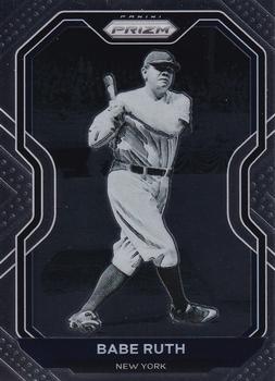 #182 Babe Ruth - New York Yankees - 2021 Panini Prizm Baseball