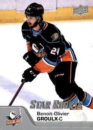 #182 Benoit-Olivier Groulx - San Diego Gulls - 2020-21 Upper Deck AHL Hockey