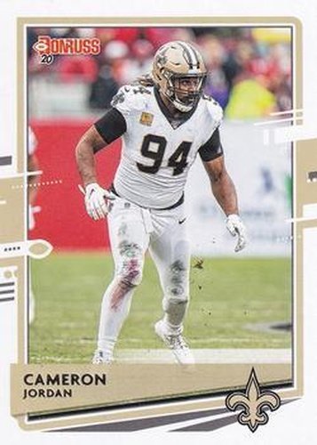 #182 Cameron Jordan - New Orleans Saints - 2020 Donruss Football