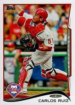 #182 Carlos Ruiz - Philadelphia Phillies - 2014 Topps Baseball