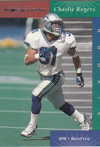 #182 Charlie Rogers - Seattle Seahawks - 1999 Donruss Football