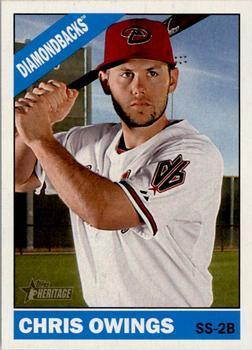 #182 Chris Owings - Arizona Diamondbacks - 2015 Topps Heritage Baseball