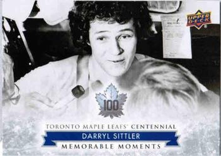 #182 Darryl Sittler - Toronto Maple Leafs - 2017 Upper Deck Toronto Maple Leafs Centennial Hockey