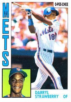 #182 Darryl Strawberry - New York Mets - 1984 O-Pee-Chee Baseball