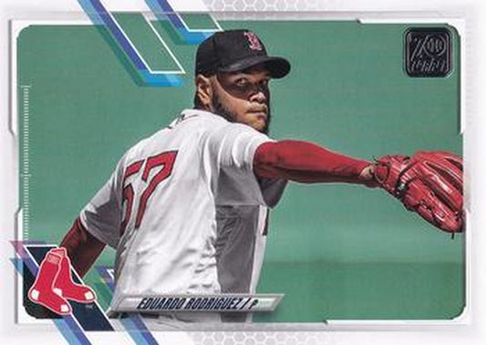 #182 Eduardo Rodriguez - Boston Red Sox - 2021 Topps Baseball