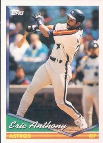 #182 Eric Anthony - Houston Astros - 1994 Topps Baseball