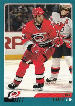 #182 Erik Cole - Carolina Hurricanes - 2003-04 Topps Hockey