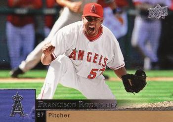 #182 Francisco Rodriguez - Los Angeles Angels - 2009 Upper Deck Baseball