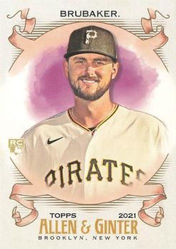 #182 JT Brubaker - Pittsburgh Pirates - 2021 Topps Allen & Ginter Baseball
