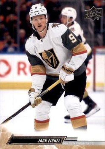 #182 Jack Eichel - Vegas Golden Knights - 2022-23 Upper Deck Hockey