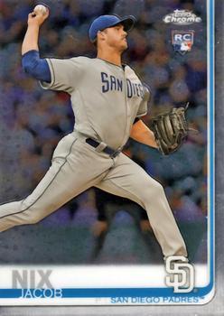 #182 Jacob Nix - San Diego Padres - 2019 Topps Chrome Baseball