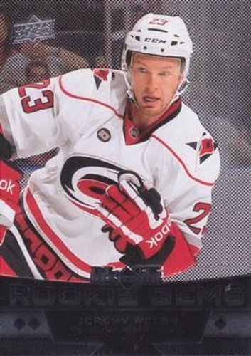 #182 Jeremy Welsh - Carolina Hurricanes - 2012-13 Upper Deck Black Diamond Hockey