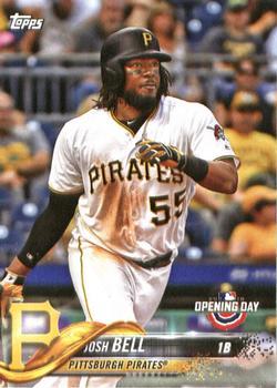#182 Josh Bell - Pittsburgh Pirates - 2018 Topps Opening Day Baseball