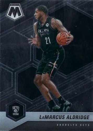 #182 LaMarcus Aldridge - Brooklyn Nets - 2020-21 Panini Mosaic Basketball