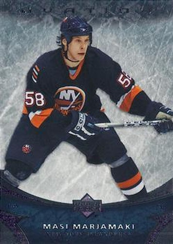 #182 Masi Marjamaki - New York Islanders - 2006-07 Upper Deck Ovation Hockey