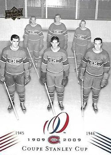 #182 Coupe Stanley Cup - Montreal Canadiens - 2008-09 Upper Deck Montreal Canadiens Centennial Hockey