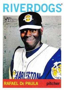 #182 Rafael De Paula - Charleston RiverDogs - 2013 Topps Heritage Minor League Baseball