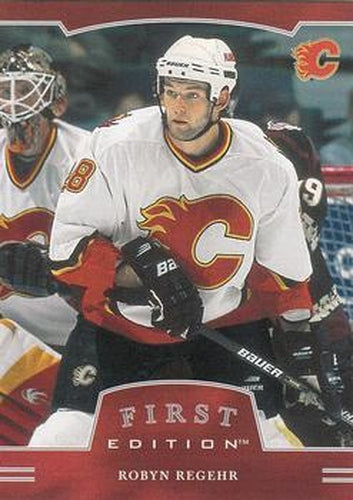 #182 Robyn Regehr - Calgary Flames - 2002-03 Be a Player First Edition Hockey