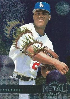 #182 Roger Cedeno - Los Angeles Dodgers - 1996 Metal Universe Baseball