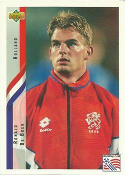 #182 Ronald De Boer - Netherlands - 1994 Upper Deck World Cup Contenders English/Spanish Soccer