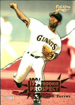 #182 Salomon Torres - San Francisco Giants - 1994 Select Baseball