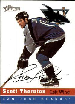 #182 Scott Thornton - San Jose Sharks - 2000-01 Topps Heritage Hockey