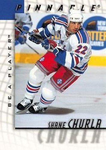 #182 Shane Churla - New York Rangers - 1997-98 Pinnacle Be a Player Hockey
