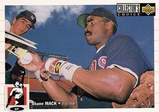 #182 Shane Mack - Minnesota Twins - 1994 Collector's Choice Baseball