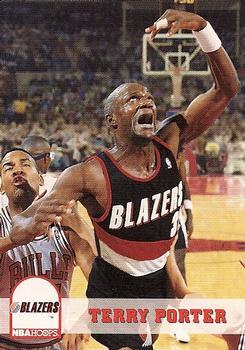 #182 Terry Porter - Portland Trail Blazers - 1993-94 Hoops Basketball