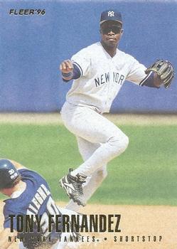 #182 Tony Fernandez - New York Yankees - 1996 Fleer Baseball