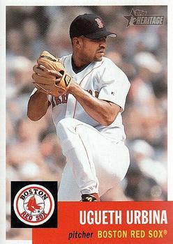 #182 Ugueth Urbina - Boston Red Sox - 2002 Topps Heritage Baseball