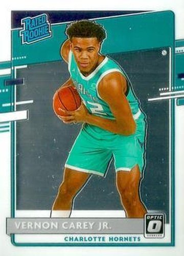 #182 Vernon Carey Jr. - Charlotte Hornets - 2020-21 Donruss Optic Basketball