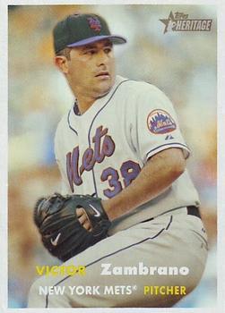 #182 Victor Zambrano - New York Mets - 2006 Topps Heritage Baseball