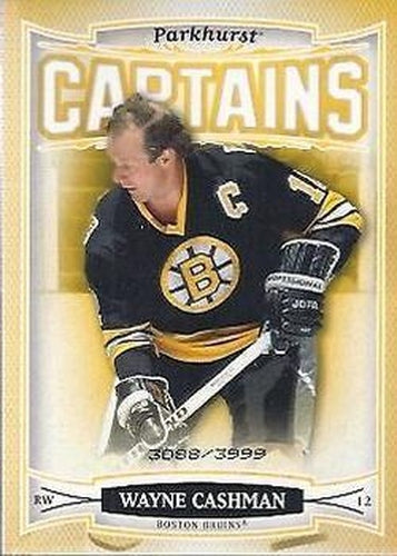 #182 Wayne Cashman - Boston Bruins - 2006-07 Parkhurst Hockey