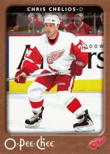 #182 Chris Chelios - Detroit Red Wings - 2006-07 O-Pee-Chee Hockey