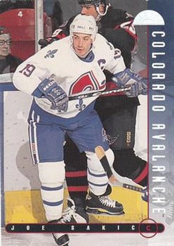 #182 Joe Sakic - Colorado Avalanche - 1995-96 Leaf Hockey